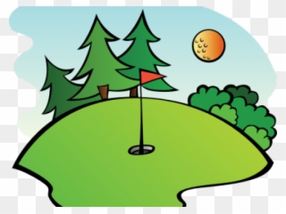 Mini Golf Course Cartoon Clipart