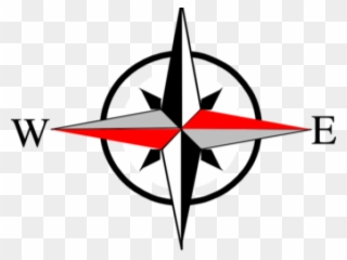 South Clipart Compass - North East South West Symbol - Png Download