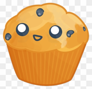 Muffin Cute Kawaii Chocolate Blueberry Freetoedit - Cute Blueberry Muffin Clipart