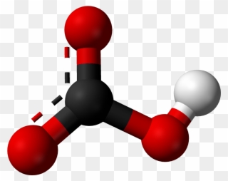 Bicarbonate Ion 3d Balls - Sodium Hydrogen Carbonate Molecule Clipart