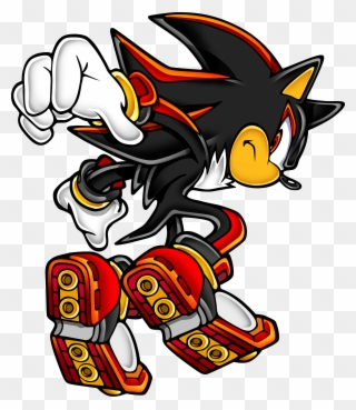 Sonic The Hedgehog Clipart Red - Shadow The Hedgehog Esp Guitar - Png Download