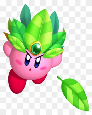 Leaf Kirby - Kirby Return To Dreamland Leaf Clipart