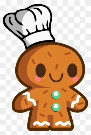 Whisk Vector - Merry Christmas Gingerbread Man Clipart