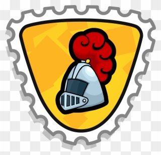 Noble Knight Stamp Hard - Logo Stamp Club Penguin Clipart