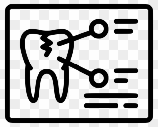 Tomography Xray Tooth Medicine - Icon Clipart