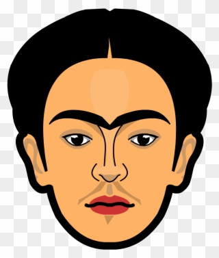 Frida Kahlo - Frida Kahlo Face Png Clipart