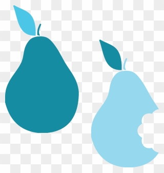 Bitten Pear Clipart - Png Download