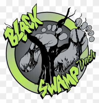 Black Swamp Dash - Obstacle Racing Clipart