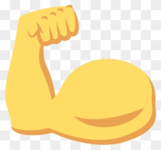 Similiar Flexing Arm Emoji Keywords - Muscle Emoji Clipart