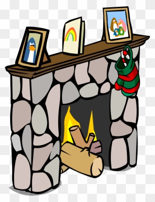 Image Fireplace Sprite Png Club Penguin Wiki - Club Penguin Clipart