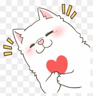 Freetoedit Cute Kawaii Dog Heart Warm Love Blush Surpri - Image Macro Clipart