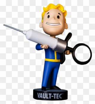 Vault Boy Png Fallout 4 Medicine Vault Boy 111 Bobble - Action Figure Clipart