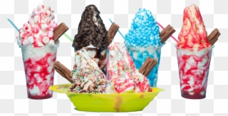 Sundae Clipart Knickerbocker Glory - Boat Sundae Ice Cream - Png Download