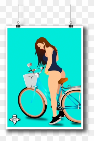 Danik Ilustración - Hybrid Bicycle Clipart