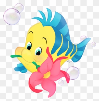Flounder Ariel Sebastian King Triton Mermaid - Ariel Mermaid Png Clipart