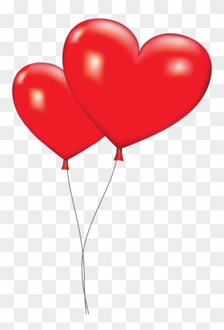 Clipart Download Balloon Clipart No Background - Heart Balloon Transparent Background - Png Download