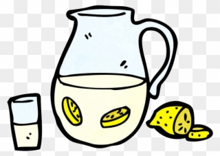 Cartoon Drawing Clip Art Hand Painted Drink - Lemonade Cartoon - Png Download