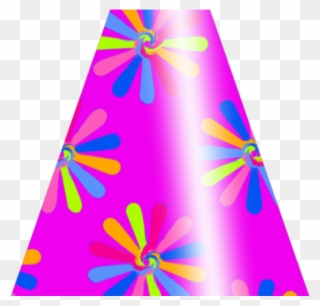 Triangle Clipart Hat - Party Hat Transparent Background - Png Download