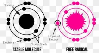 Molecule And Free Radical Diagrams - Radical Clipart