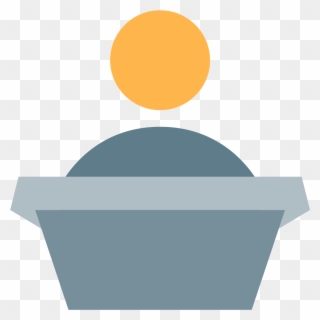 Open - Speaker Podium Logo Clipart