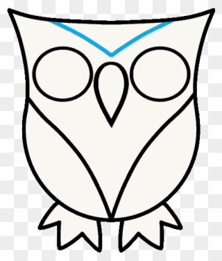 How To Draw Owl - Drawing Of A Owl Easy Clipart
