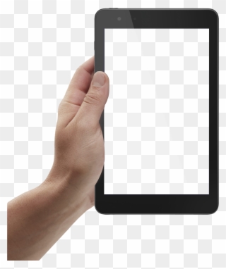 Hand Holding Tablet Png Image Purepng Free - Hand Holding Black Tablet Png Clipart