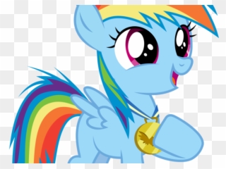 Medal Clipart Rainbow - Rainbow Dash - Png Download