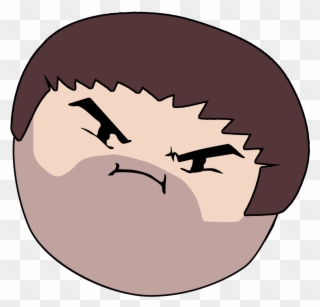 New Barry Head With Old Barry Hair - Barry Game Grumps Head Clipart