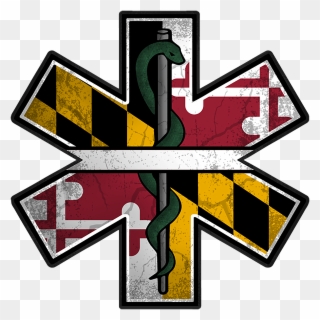 Maryland Ems Decal - Emergency Medical Services Clipart