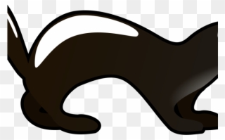 Skunk Clipart Polecat - Png Download