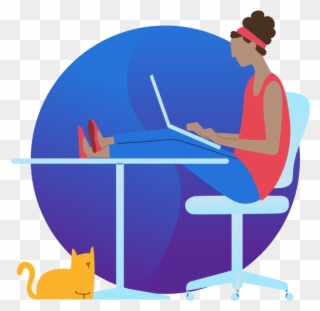 Everything You Need To Do Your Job Right - Computer Desk Clipart
