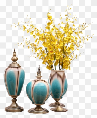 Simulation, Vases Decor, Decoration, Creative Decor, - Flower Glass Pot Png Clipart