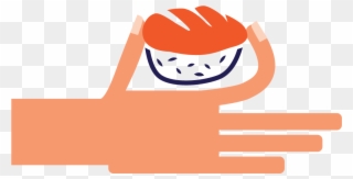 Fold Lightly For Enjoyable Sushi Clipart