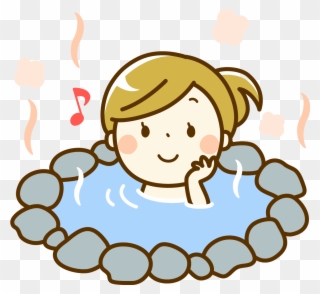 Hot Bath - Image - Hot Springs Clipart - Png Download