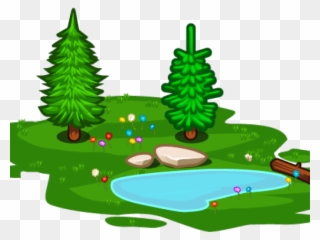 Hiking Clipart Tree - Lake Clipart Png Transparent Png