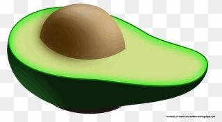 Avocado Clipart Green Fruit - Illustration - Png Download