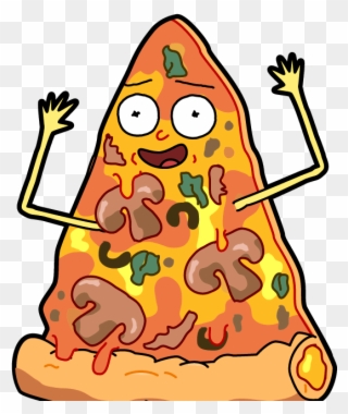 Mushroom Pizza Morty Rick And Wiki Fandom - Pepperoni Pizza Morty Clipart