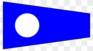 Ics Pennant Two - Signal Flag 2 Clipart