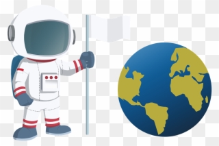 Pictures, Free Photos, Free Images, Royalty - Astronaut Earth Clipart - Png Download