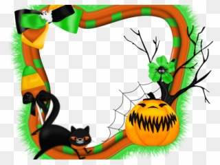 Marco Halloween - Halloween Frame Transparent Png Clipart