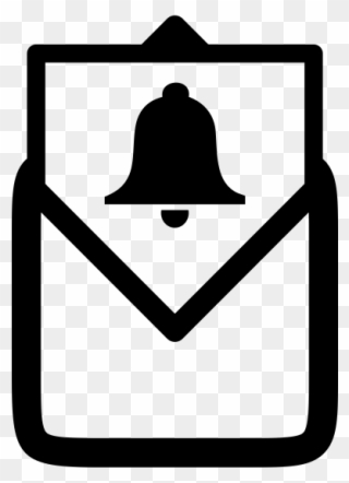 Mail Alert Rubber Stamp - Church Bell Clipart