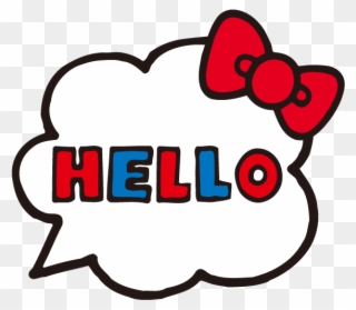 Hello Kitty - Hello Kitty Logo Png Clipart