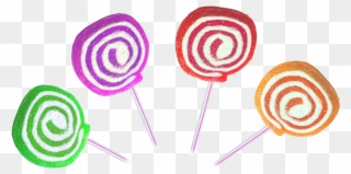 Spiral Clipart Rainbow - Lollipop - Png Download