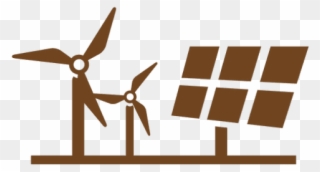 Windmill Clipart Solar - Solar Panel - Png Download