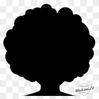 Clip Free Download Our Hair Grows Towards - Silhueta Mulher Afro - Png Download