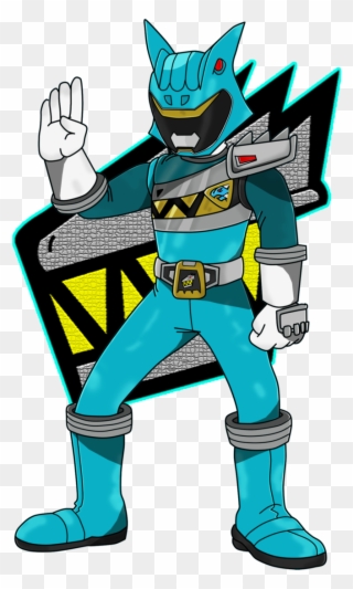 The Steely Hero By Hari Chan Power Rangers Art, Power - Zyuden Sentai Kyoryuger Clipart