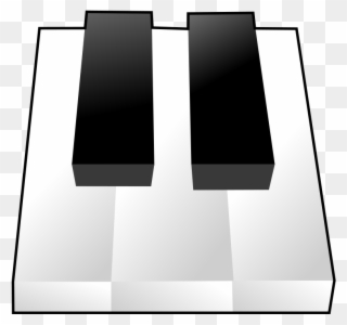 Free Vector Keys Clip Art - Piano Keys Queen Duvet - Png Download
