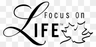 Focus On Life Logo Bw 2017 Revision-01 - Tattoos With Baby Feet And Love Clipart