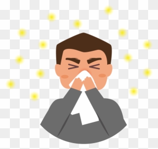 People With Hay Fever Or Perennial Allergic Rhinitis - Symptom Clipart