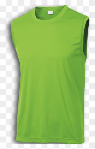 Performance Wear For Men Women Pro Tuff - Green T Shirt Without Sleeves Clipart